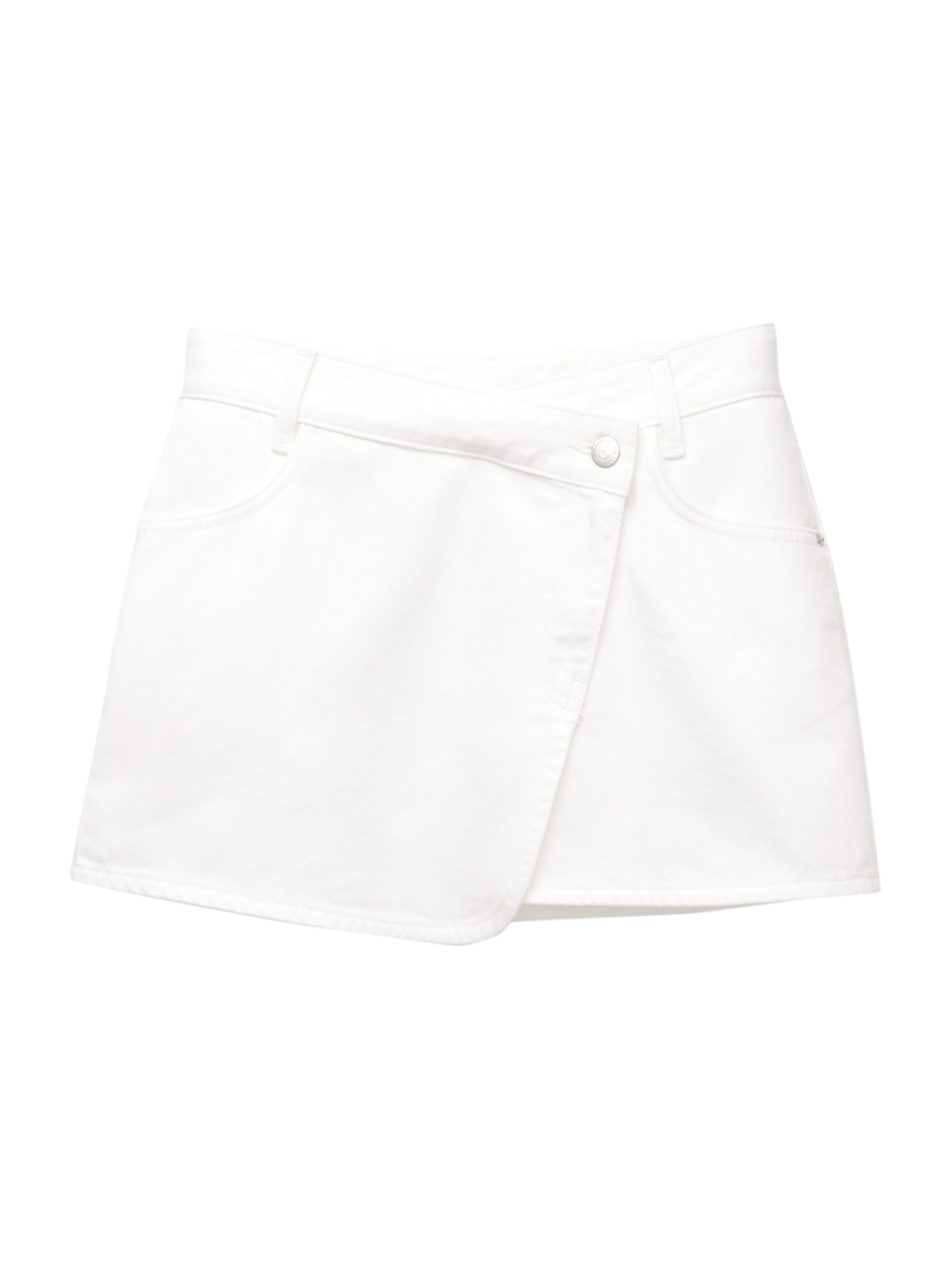 Fustă de la Pull&Bear pe alb: față