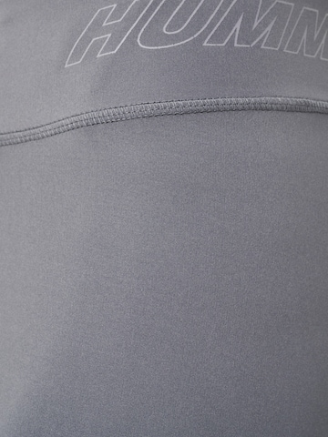 Hummel Skinny Sportbroek 'Fundamental' in Grijs