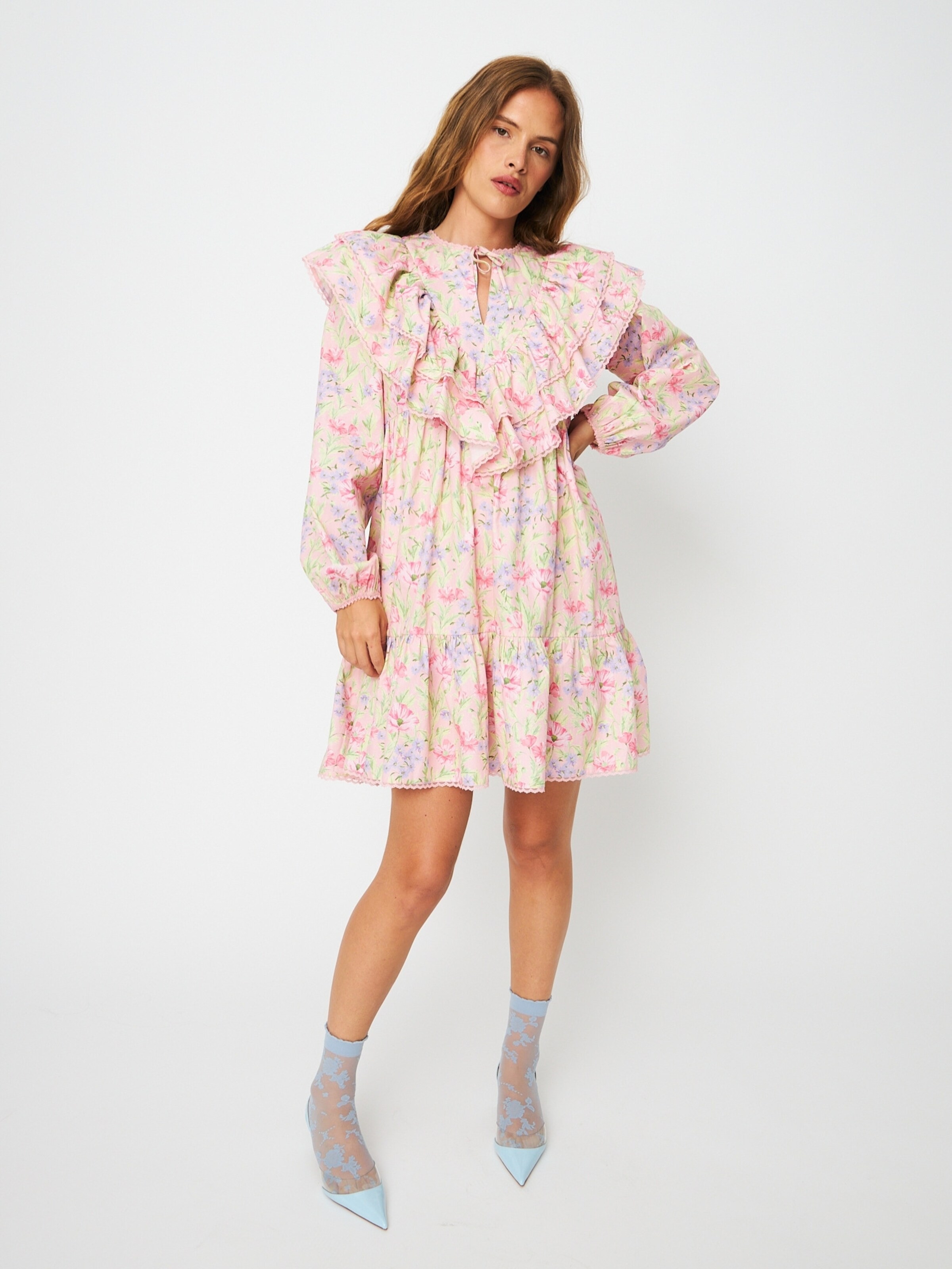 Robe ' Salviecras ' Crās en mélange de couleurs : devant