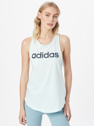 Sport top 'Essentials' de la ADIDAS SPORTSWEAR pe albastru: față