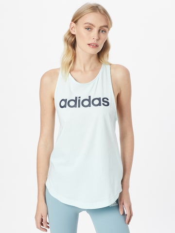 ADIDAS SPORTSWEAR Αθλητικό τοπ 'Essentials' σε μπλε: μπροστά