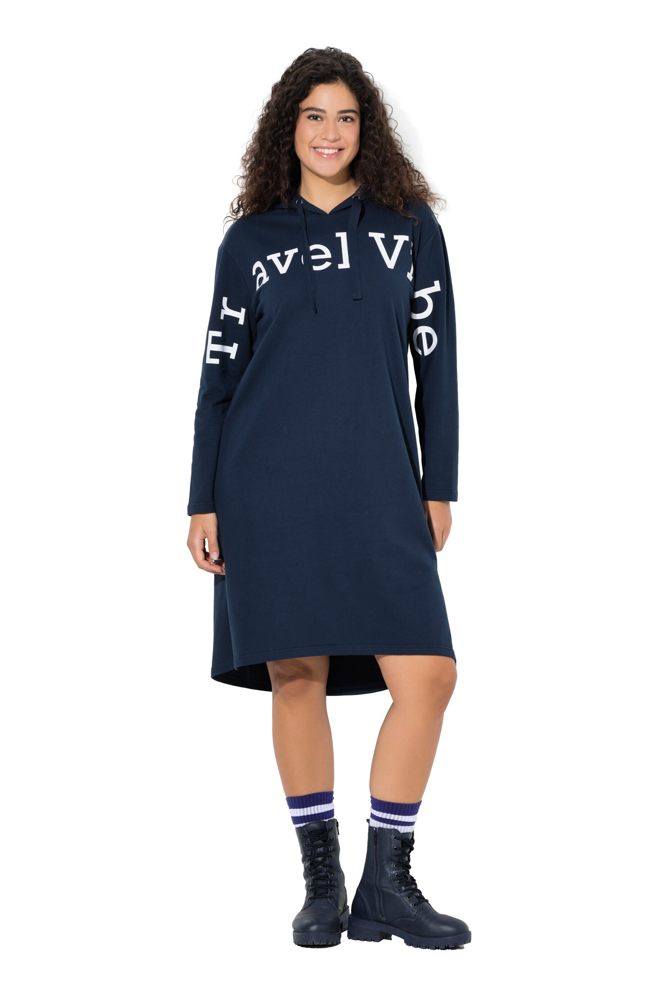 Ulla Popken Dress in Blue: front