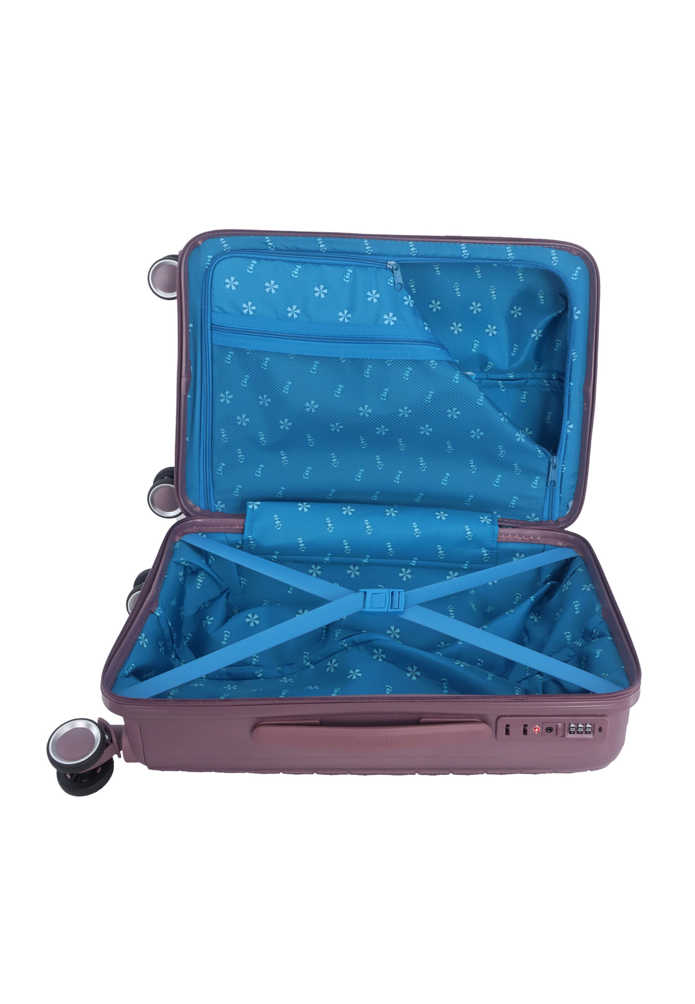 Saxoline Suitcase 'Resort' in Purple