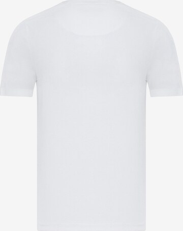 T-Shirt 'Dave' DENIM CULTURE en blanc