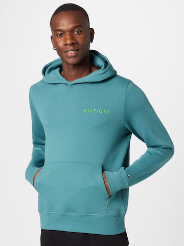 TOMMY HILFIGER Sweatshirt in Blauw: voorkant