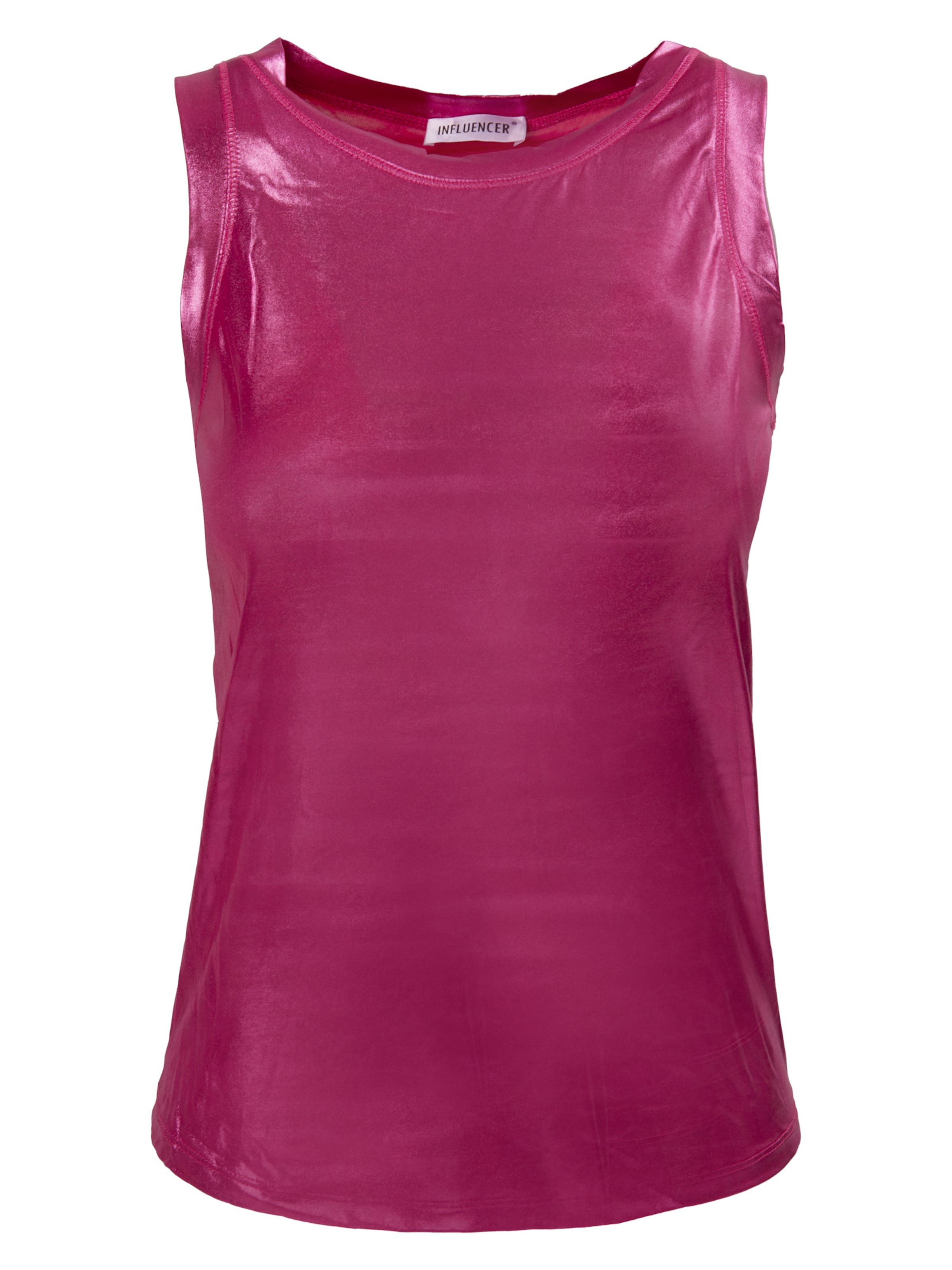 Influencer Top in Pink: front