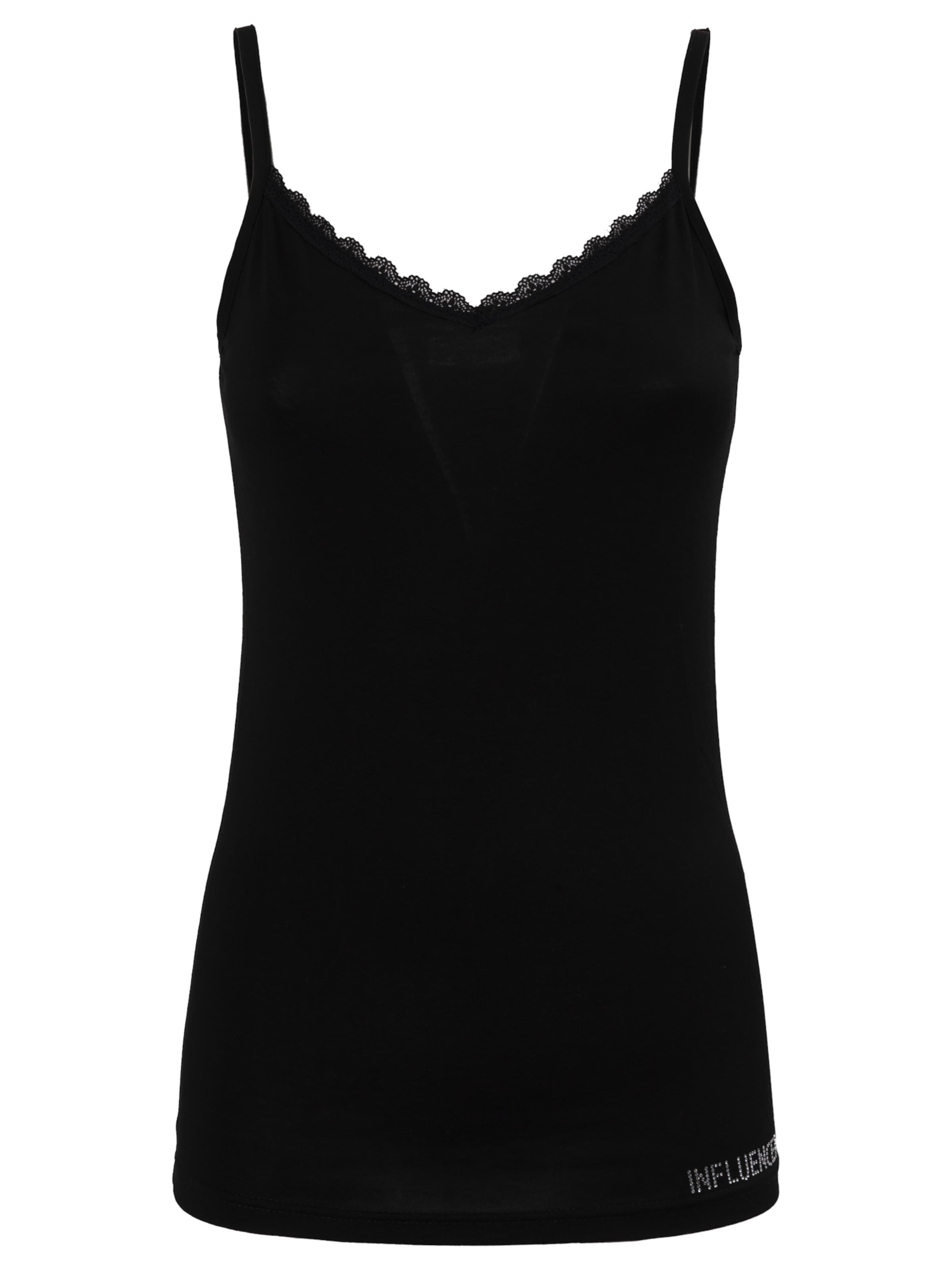 Influencer - Top em preto: frente