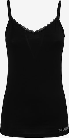 Top di Influencer in nero: frontale