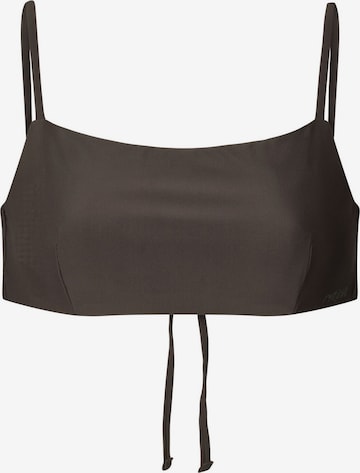 rethinkit studios Bustier Bikinitop 'Bay' in Schwarz: Vorderseite
