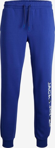 JACK & JONES Zúžený Kalhoty 'GORDON JAMES' – modrá: přední strana