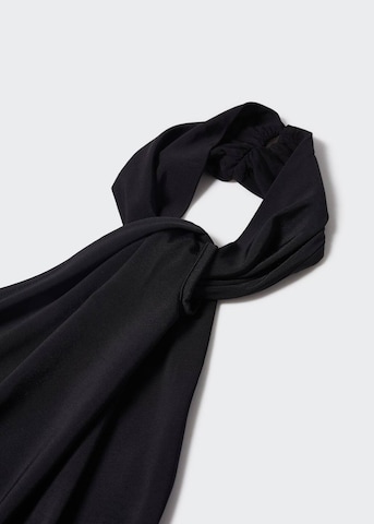 MANGO Večerna obleka 'Filame' | črna barva