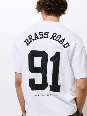 Pull&Bear Majica | bela barva