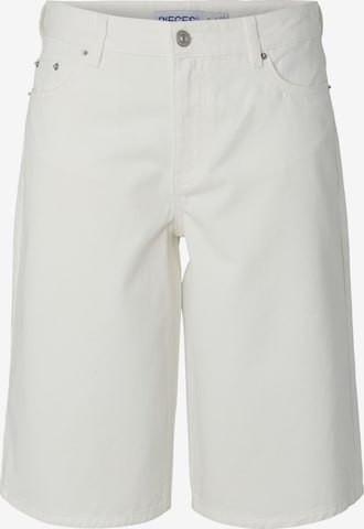 Wide leg Jeans di PIECES in bianco: frontale