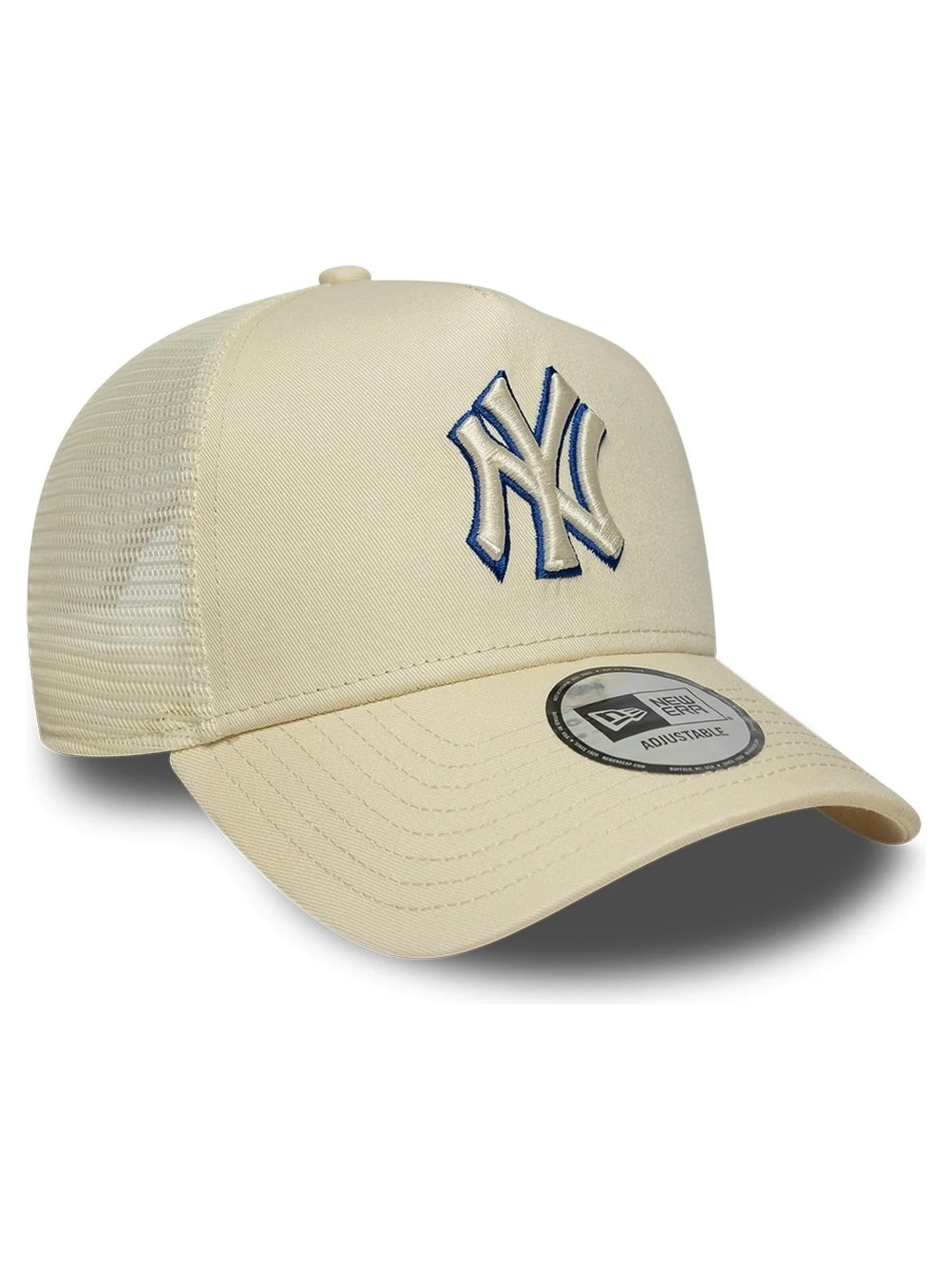 NEW ERA - Gorra 'Gorra new era beige yankees outline eframe neyyan trucker cap' en beige