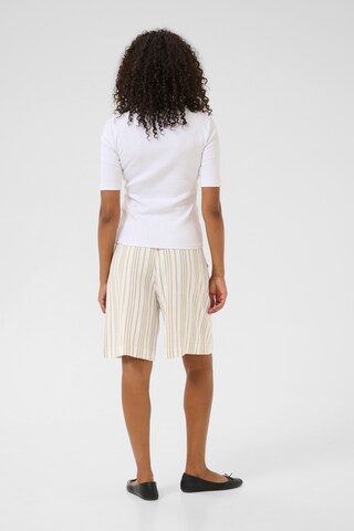 Kaffe Loose fit Trousers 'Milia' in White