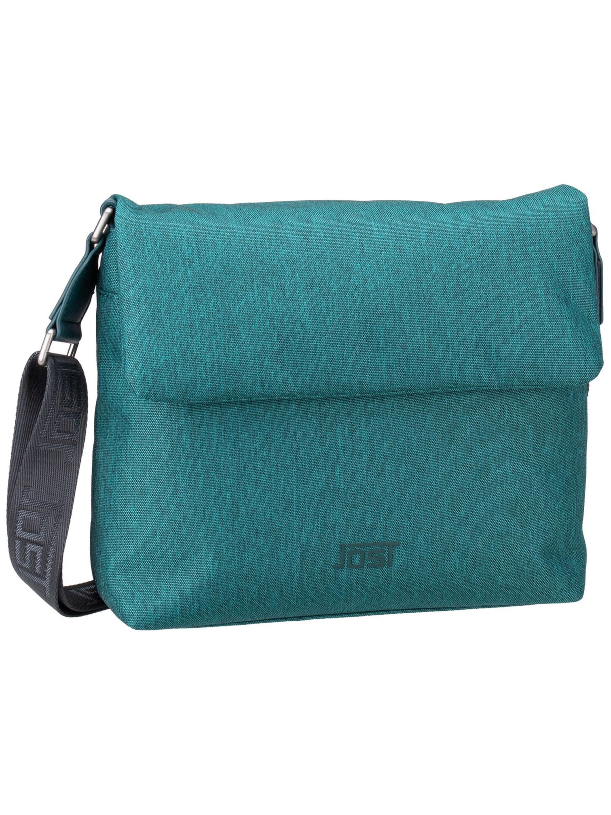 JOST Tasche  ' Bergen ' in Blau: Vorderseite