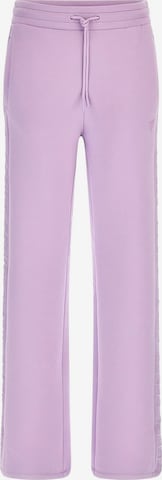 GUESS Regular Pants in Purple: front