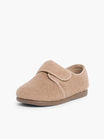 Pantoufle Pisamonas en beige : devant