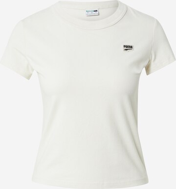 PUMA Performance shirt in Beige: front