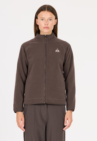 SOS Functionele fleece jas 'Draco' in Bruin
