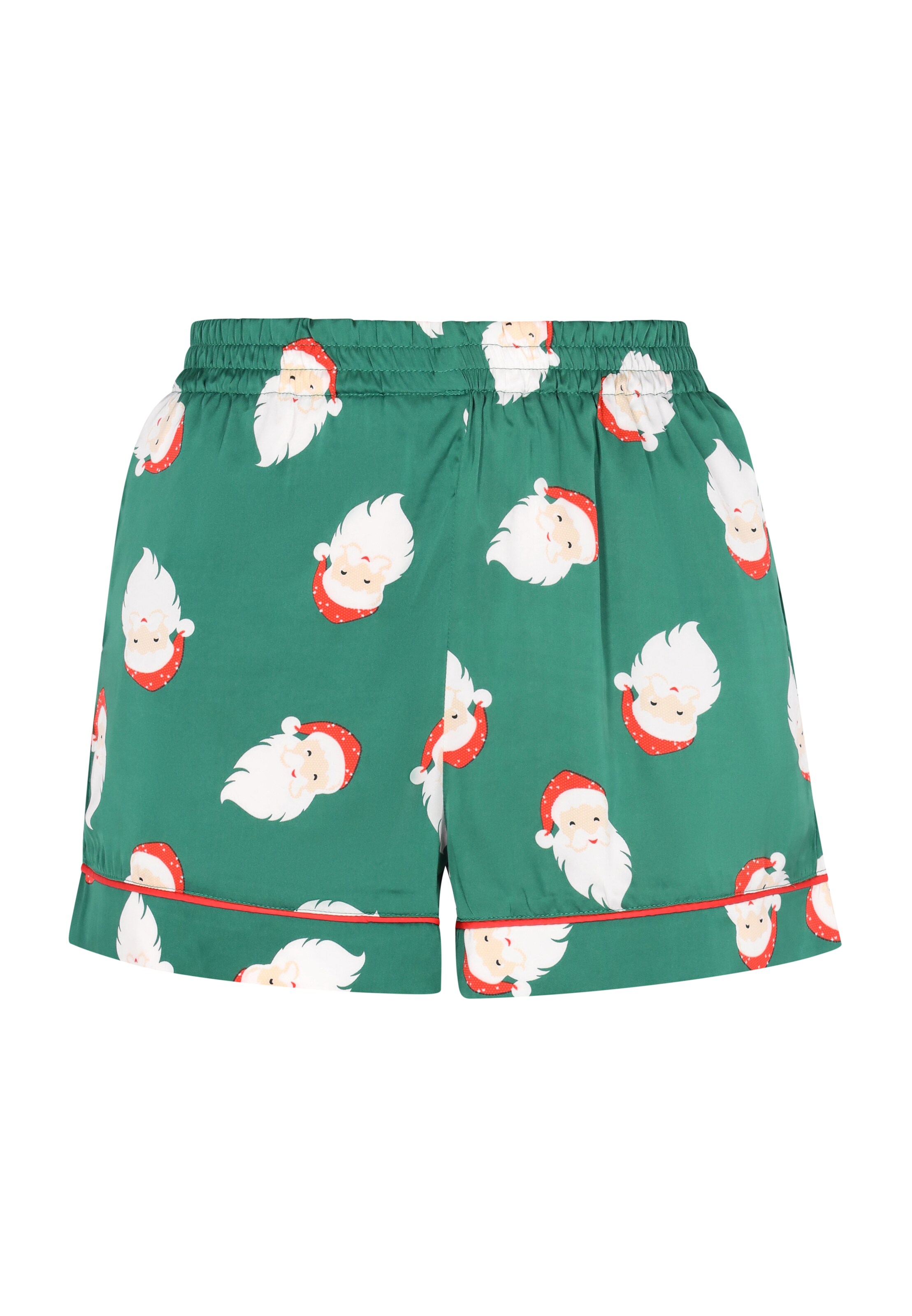 swirly - Pijama de pantalón corto 'Cosy' en verde