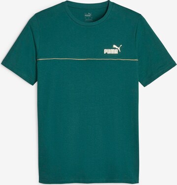 PUMA Функциональная футболка 'ESS+' в Зеленый: спереди