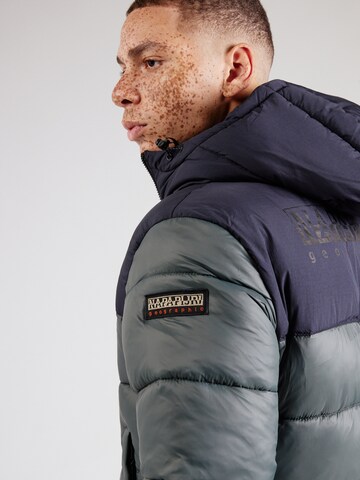 NAPAPIJRI Winter jacket 'HORNELEN' in Green