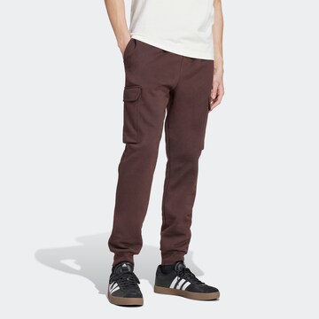 ADIDAS SPORTSWEAR Tapered Sporthose in Braun