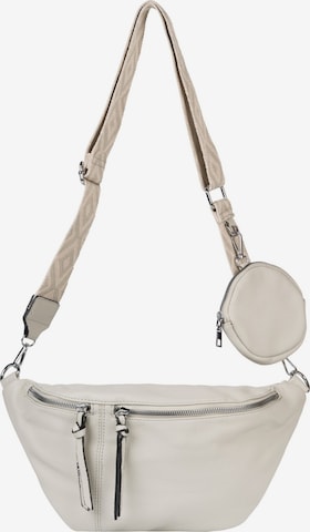 styleBREAKER Crossbody bag 'Halbmond Crossbody Bag Set 3-Teilig' in Grey: front