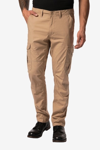 JP1880 Regular Cargobroek in Beige: voorkant