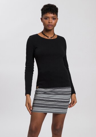 KangaROOS Shirt in Schwarz: Vorderseite