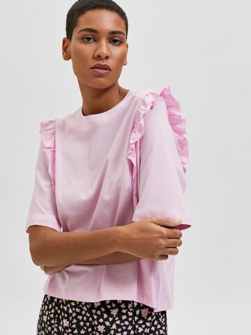 SELECTED FEMME Shirt 'Maggie' in Pink