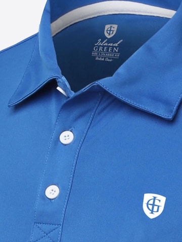 Cocain Underwear Regular fit Athletic Button Up Shirt 'Poloshirt' in Blue