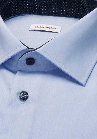 Coupe regular Chemise business SEIDENSTICKER en bleu