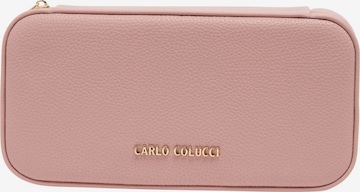 Carlo Colucci Toiletry Bag ' DeGiovanni ' in Pink: front