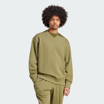 ADIDAS ORIGINALS Sweatshirt 'Adicolor Contempo' in Groen: voorkant