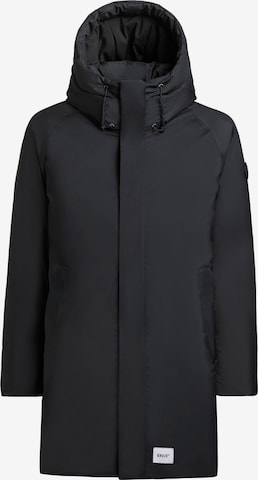 khujo Wintermantel 'Kenji' in Schwarz: Vorderseite