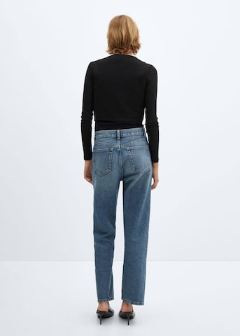 MANGO Regular Jeans 'Nicola' in Blauw