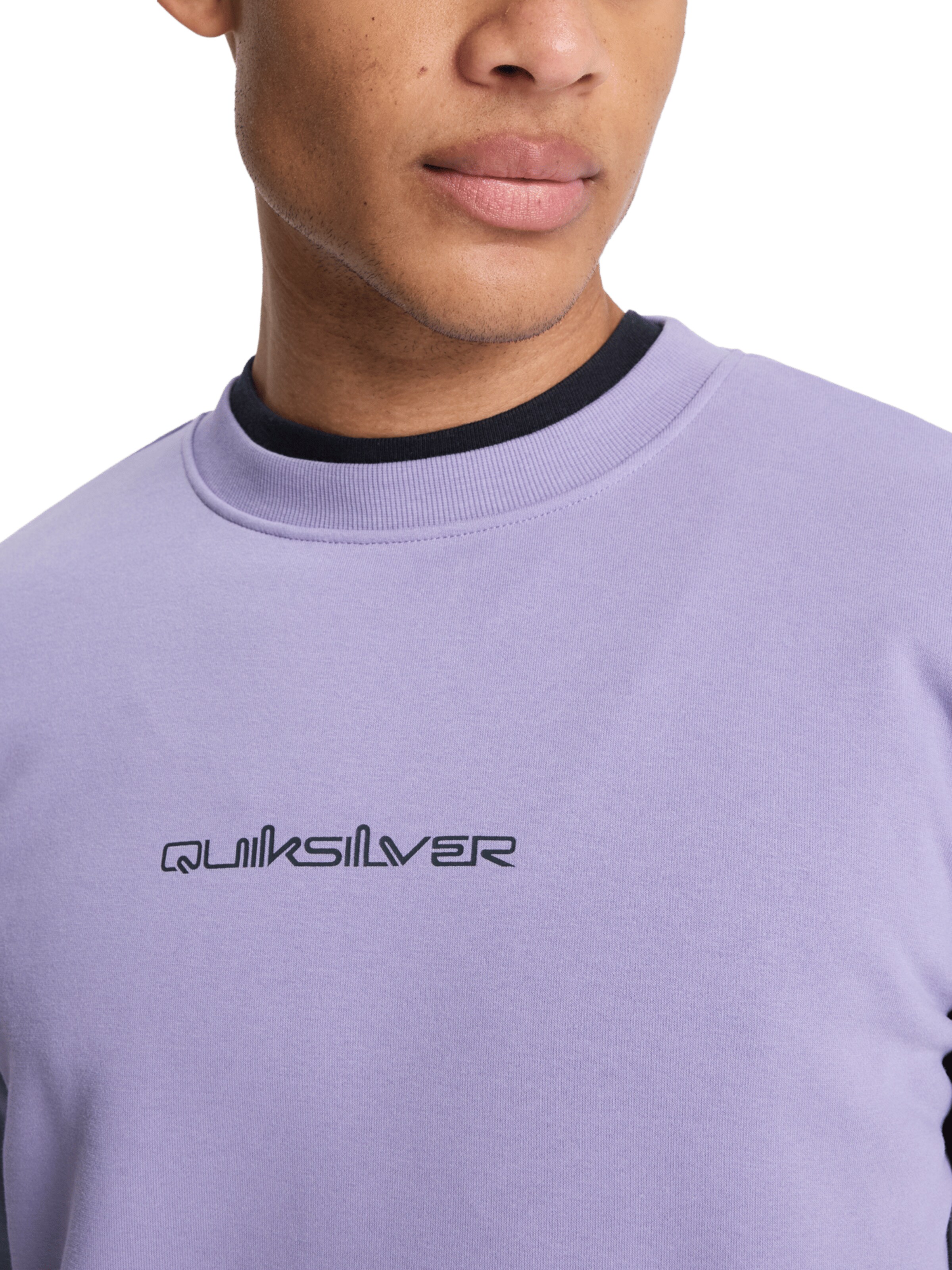 QUIKSILVER Sweatshirt 'Graphic' in Lila