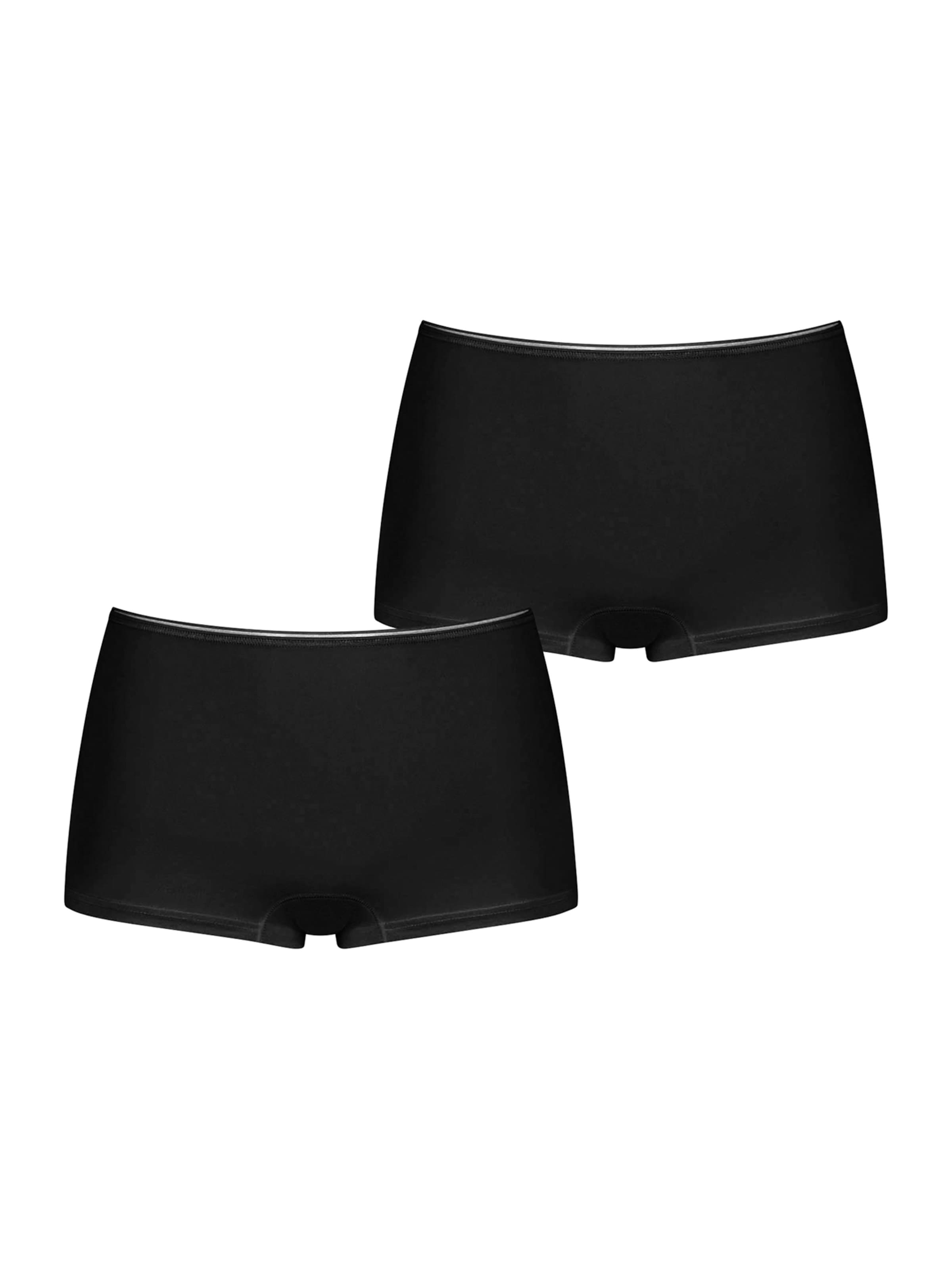 SLOGGI Panty ' Feel Sensational Short ' in Black: front