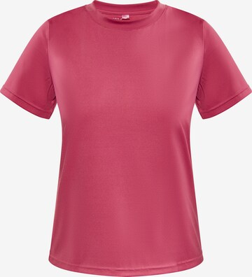 T-shirt IZIA en rose : devant