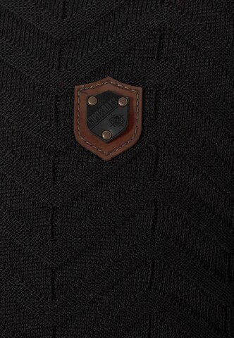 CIPO & BAXX Strickpullover in Schwarz