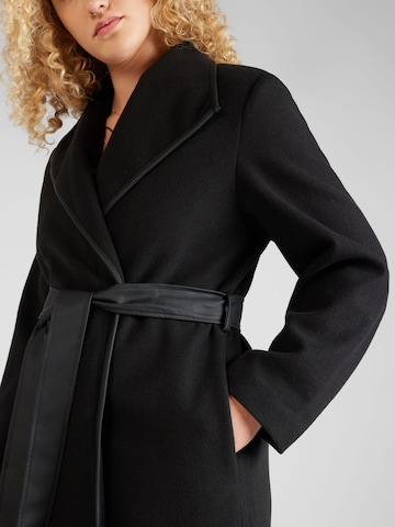 ABOUT YOU Curvy Between-Seasons Coat 'Dion' in Black