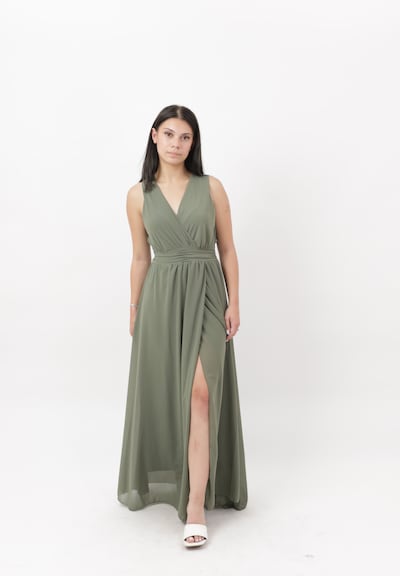 Elara Evening dress in 40 in Khaki, Item view