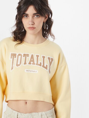 Tally Weijl Sweatshirt in Gelb