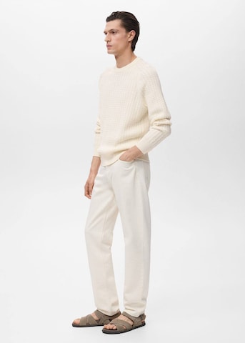 MANGO MAN Sweater 'Mars' in White