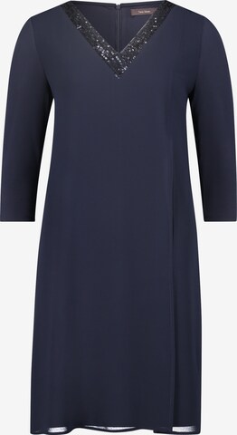 Robe Vera Mont en bleu : devant