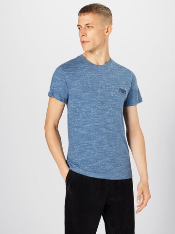 Superdry - Tapered Camisa em azul: frente