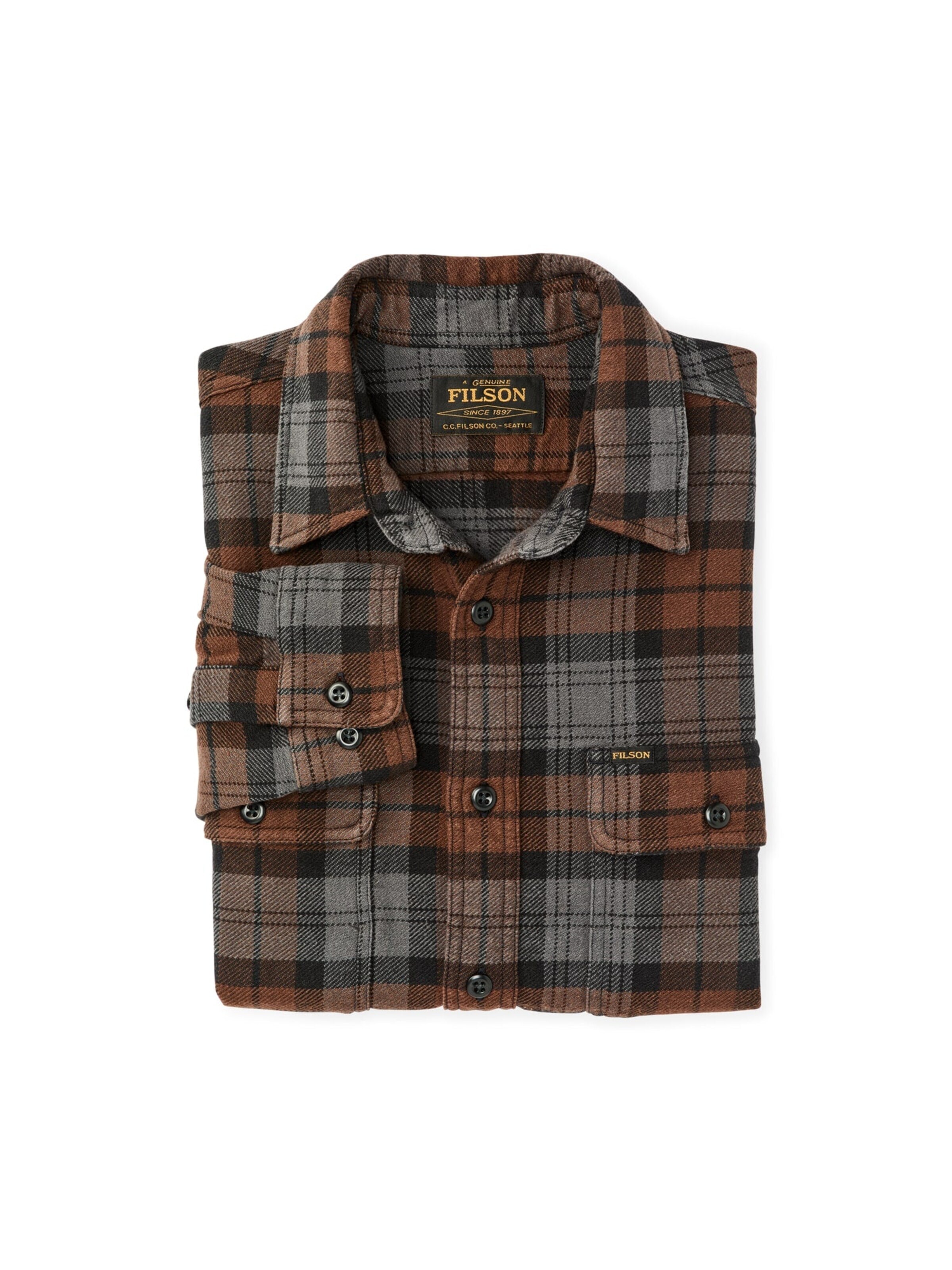 Filson Overhemd in Bruin