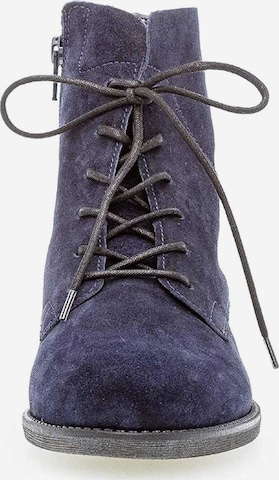 GABOR Lace-Up Ankle Boots in Blue